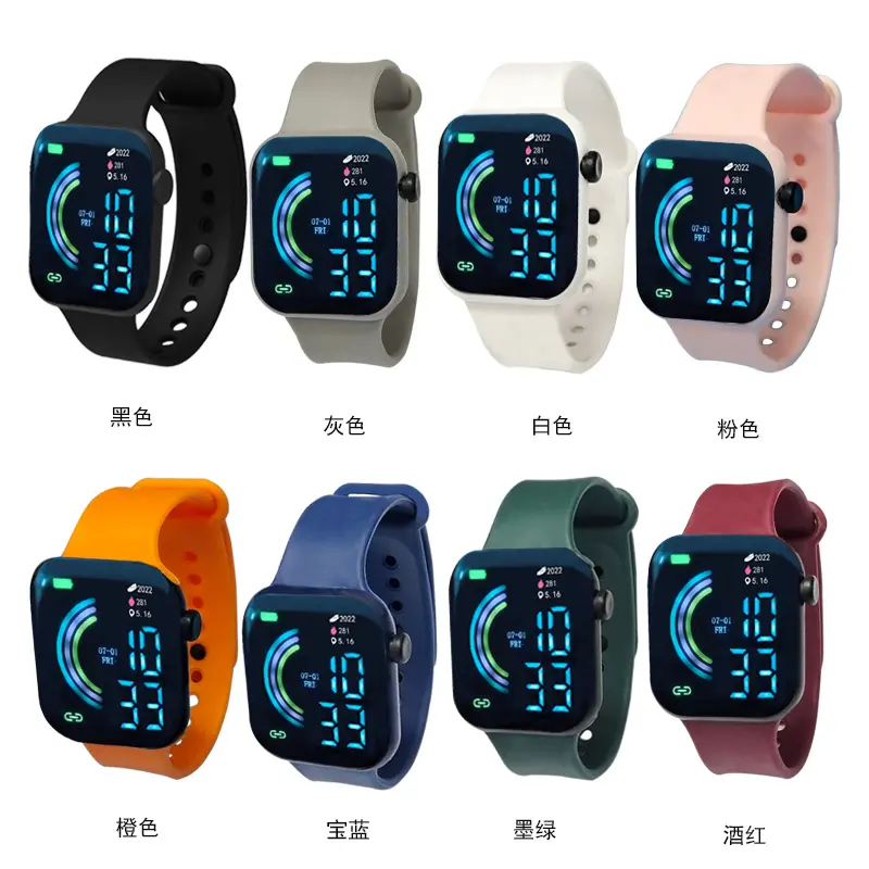 Child Watch Ultra Light LED Digital Watch for Kids Boy Girl Sports Silicone Wristband Electronic Clock Relogio Infantil