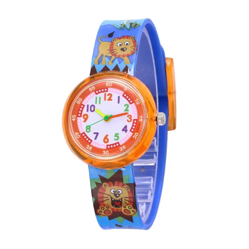 Cartoon Cute Animal Kids Quartz Watches Children Fashion Casual Bee Flower Watch for Student Boys Girls Clock Girl Watch