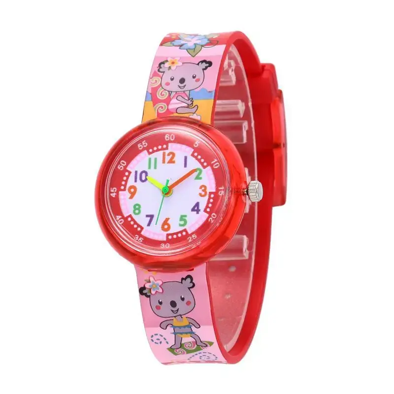 Cartoon Cute Animal Kids Quartz Watches Children Fashion Casual Bee Flower Watch for Student Boys Girls Clock Girl Watch
