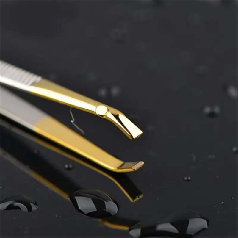 1PC High Quality Make Up Tools Pince A Epiler Eyebrow Tweezer Stainless Steel Slant Tip Eyes Tweezer Clip For Face Hair Removal