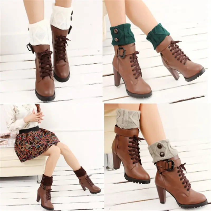 Women's Boot Socks Autumn And Winter Soft Warm Comfortable Utility Cold-proof Legs Protection Female's Boot Cover Accessories