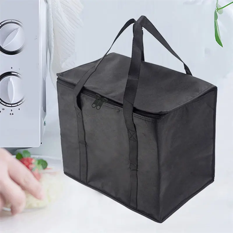 Lunch Bag Non-woven Large Capacity Thermal Insulation Bags Bento Aluminum Foil fresh-keeping Ice Bag Takeaway Lunch Box