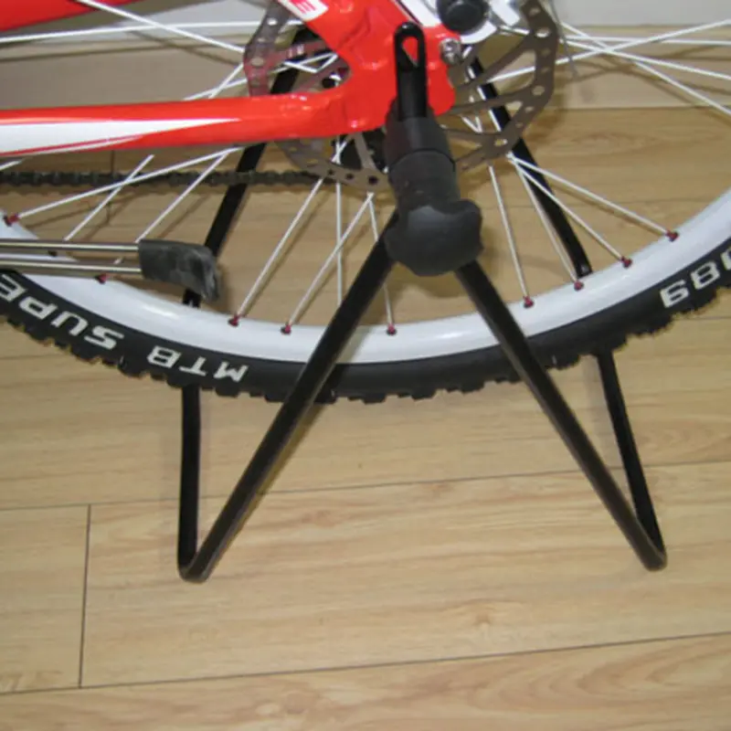 Black Bike U-shape Parking Rack Repair Fixed Brackets Frame Aluminum Alloy Stand Cycling Tool Quick Dismantling