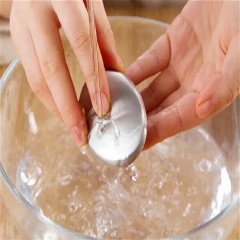 2Pcs High Quality Soap Stainless Steel Hand Odor Remover Bar Magic Soap ElimInates Garlic/Onion Etc Smells Kitchen Gadget Tools