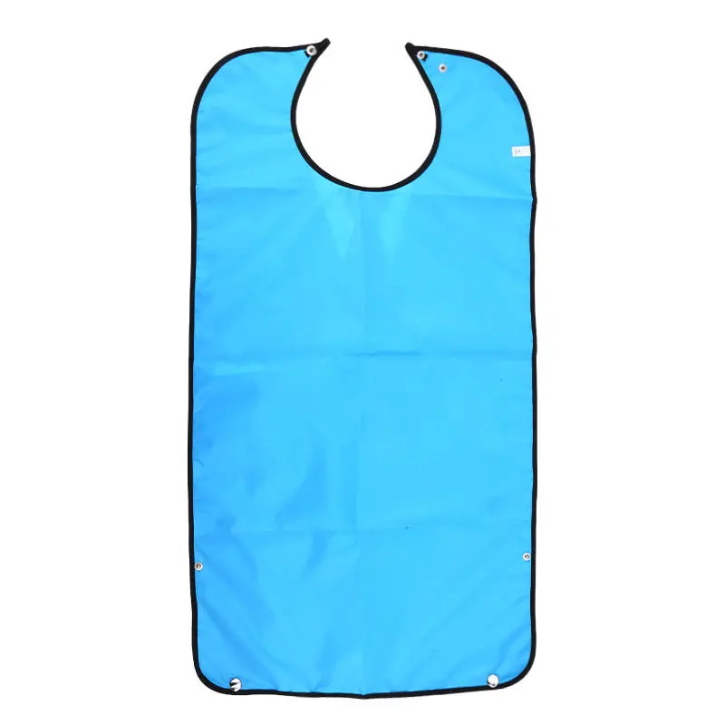 Waterproof Adult Bibs Eating Washable Apron Reusable Clothing Protector with Crumb Catcher For Elderly Men Women Senior