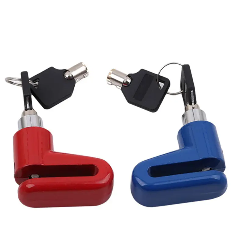 Bicycle Lock Electric Vehicles Locks Anti-Theft Wheel Brake Lock Portable Outdoor Bike Riding Padlock Security Accessory