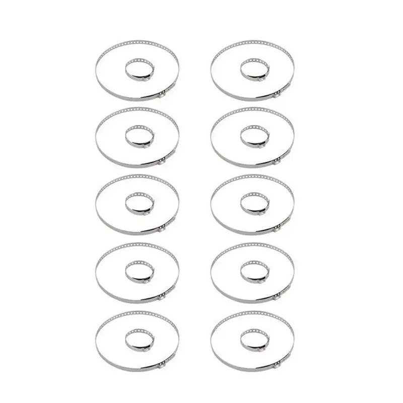 10/20PCS Universal Stainless Steel CV Constant-velocity Dust Cover Joint Boot Drive Shaft Universal Strong Elasticity Cars Tools