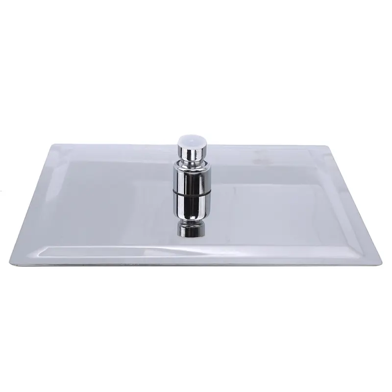 Square Round Shape Stainless Steel Ultra-thin Waterfall Rain Large Shower Head Pressurized Bathroom Accessories