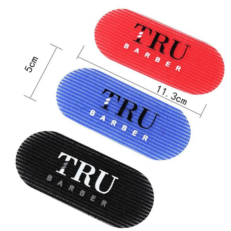 2Pcs/pack Hairdressing Tools Bangs Stickers Barber Special Cut Hair Patches Styling Broken Hair Stickers Retro Oil Head Velcro