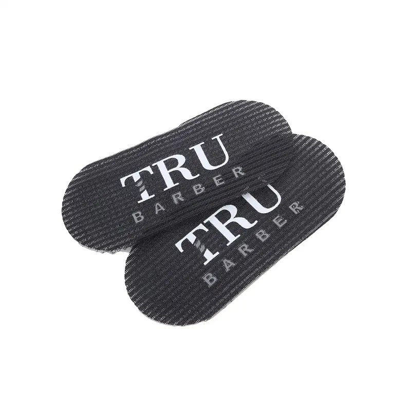 2Pcs/pack Hairdressing Tools Bangs Stickers Barber Special Cut Hair Patches Styling Broken Hair Stickers Retro Oil Head Velcro