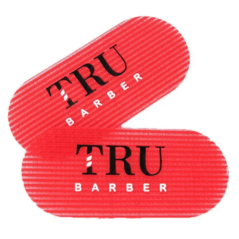 2Pcs/pack Hairdressing Tools Bangs Stickers Barber Special Cut Hair Patches Styling Broken Hair Stickers Retro Oil Head Velcro
