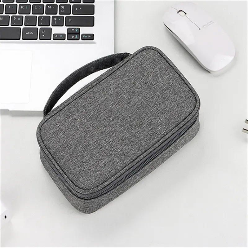 NEW Travel Organizer Bag Cable Storage Organizers Pouch Carry Case Portable Waterproof Single Layers Storage Bags For Cable Cord