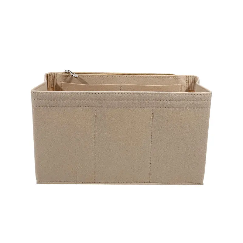 Practical Felt Insert Liner Purse Organiser Pouch Handbag Tote Bag Internal Multi Layer Pocket Partition
