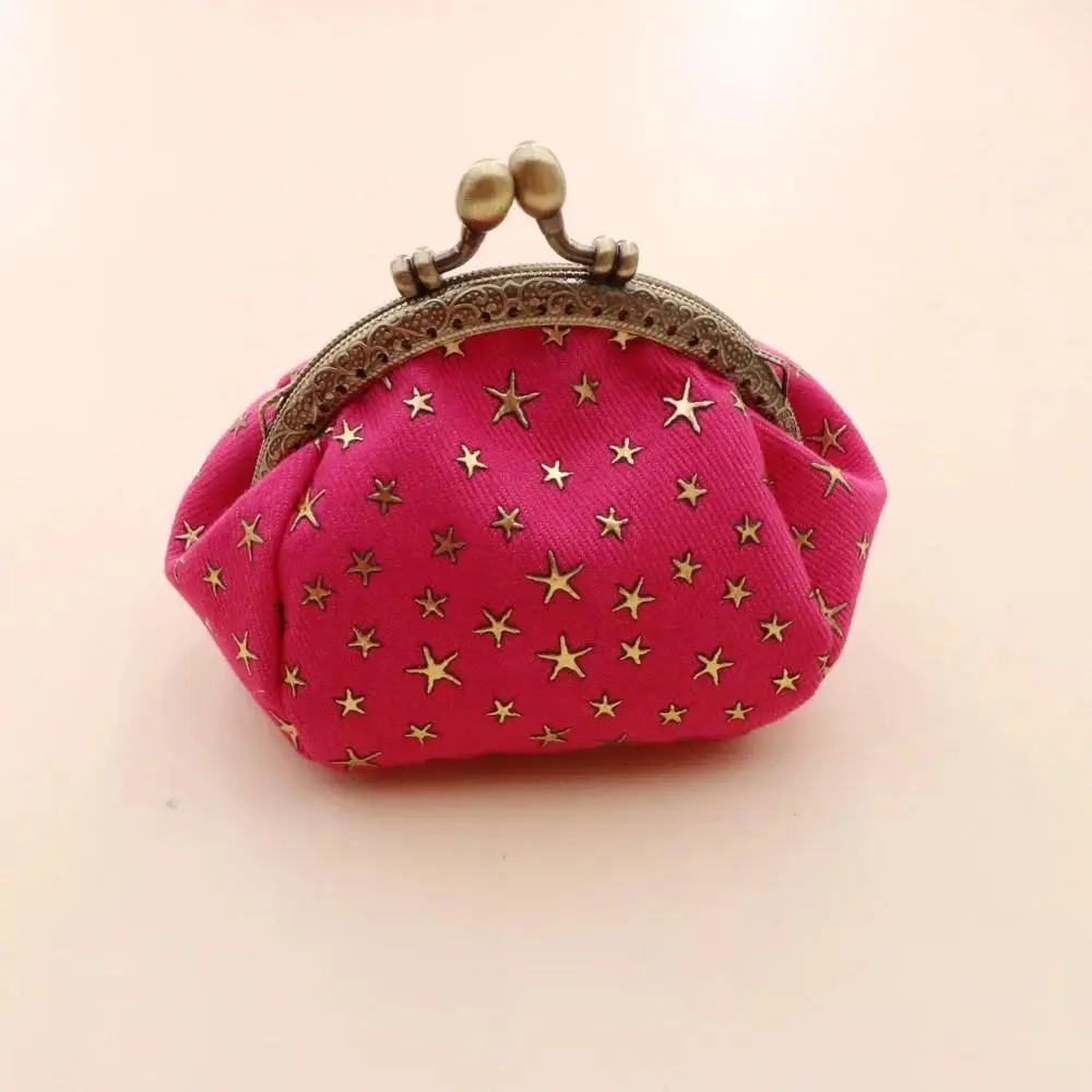 2025 NewPractical Coin Purse Denim Change Pouch Wallets Buckle with Kisslock Clasp Holder Clutch Handbags