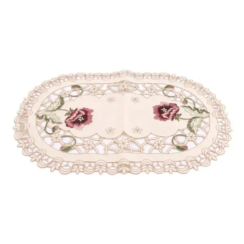 Fashion Table Cloth Printing Oval Embroidery Wedding Party Table Cover Tablecloth Nordic Tea Coffee Tablecloths Home Decor