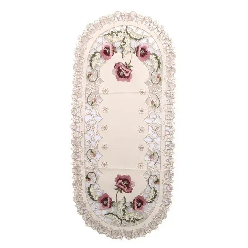 Fashion Table Cloth Printing Oval Embroidery Wedding Party Table Cover Tablecloth Nordic Tea Coffee Tablecloths Home Decor