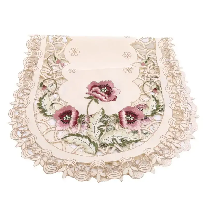 Fashion Table Cloth Printing Oval Embroidery Wedding Party Table Cover Tablecloth Nordic Tea Coffee Tablecloths Home Decor