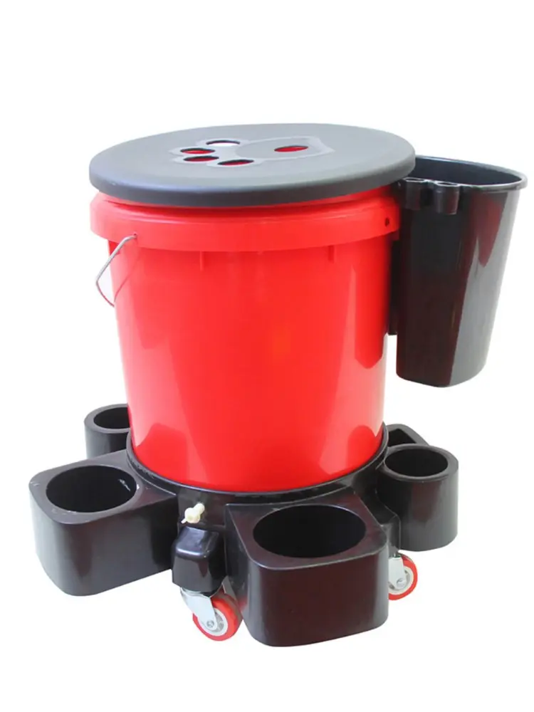 Universal Bucket Organizer Car Detailing Tools Towels Brushes  Fast Easy Storage Kits External Hanging Barrel Cleaning