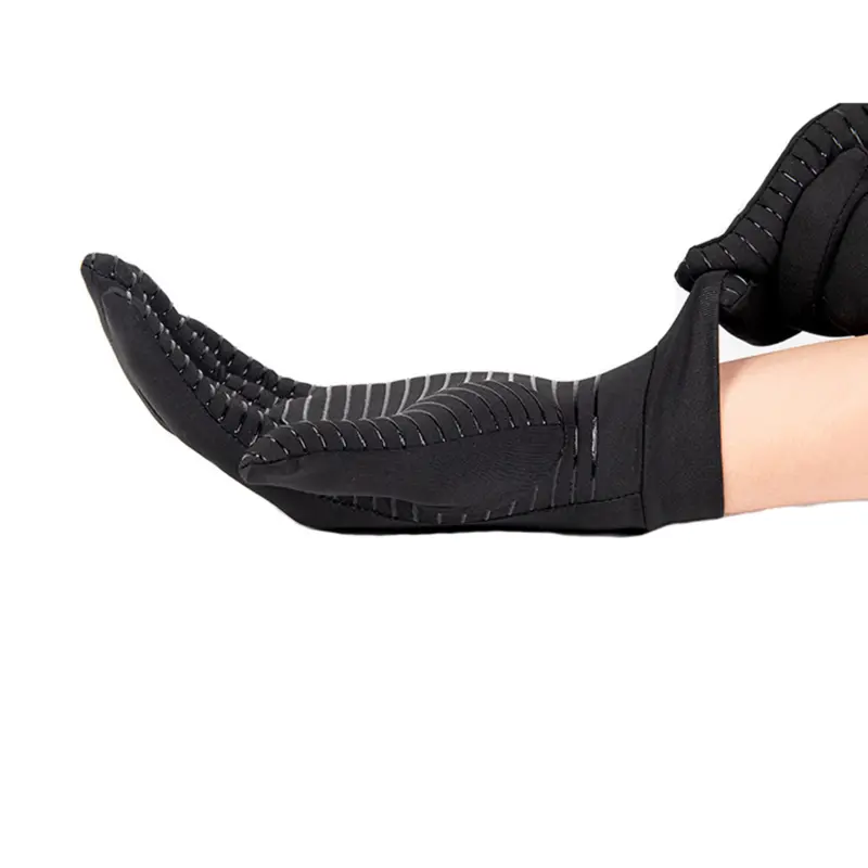 Mens Gloves Copper Fiber Spandex Touch Screen Running Sports Winter Warm Cycling Full Finger