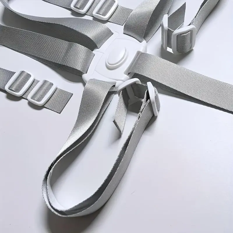 Universal Baby Safety Belt 3/5 Point Harness Dining Feeding Chair Belts Protection Lunch Seat Car Sleeping Fixed