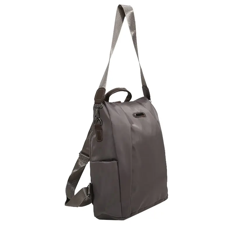 2023 Hot Women's Backpack Casual Nylon Solid Color School Bag Fashion Detachable Shoulder Strap Shoulder Bag