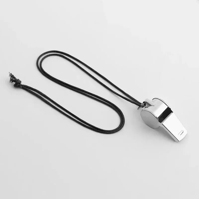 2025 New Metal Whistle Referee Sport Rugby Party Training School Football Basketball Cheer Stainless Steel Silbato Survival
