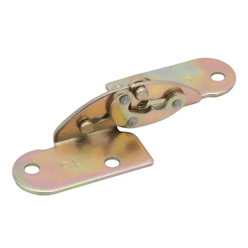 2025 New High Quality Hand Tools Hardware Mini Cabinet Drawer Hinge Butt Copper Gold 4 Small Hole Household Supplies