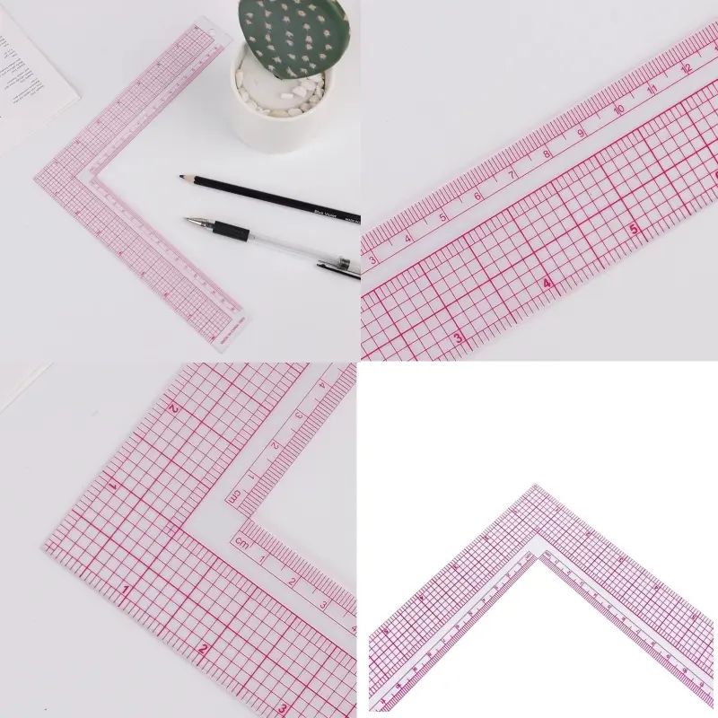 Sewing Patchwork Quilting Ruler Plastic Garment Cutting Craft Scale Rule Drawing Supplies Accessories