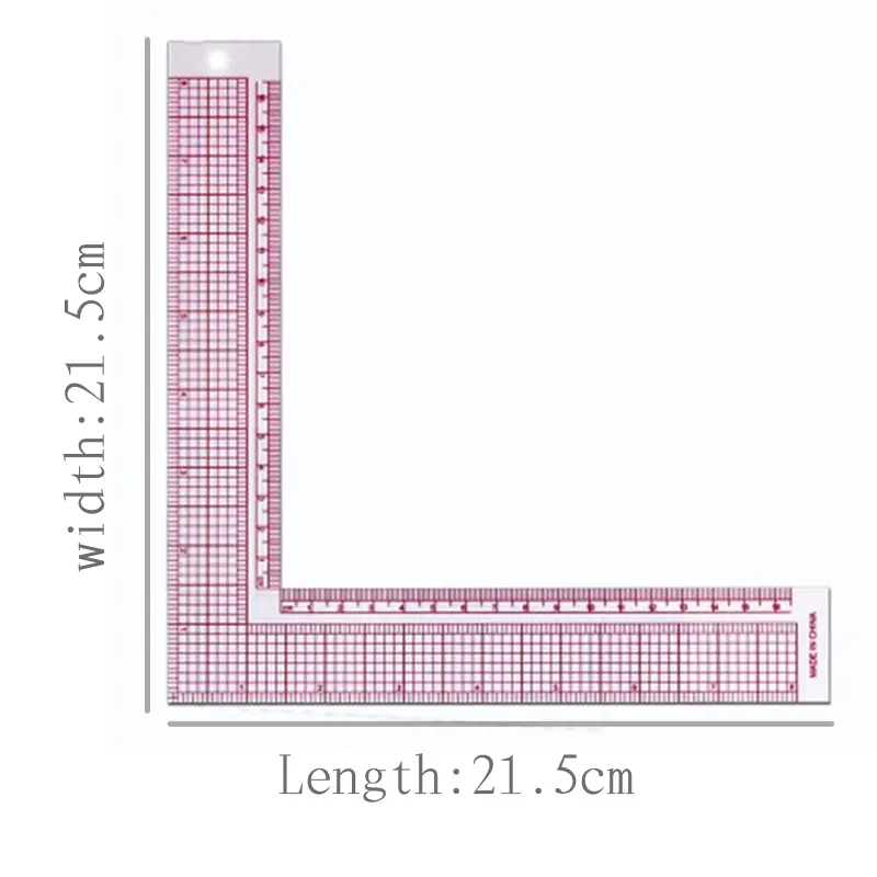 Sewing Patchwork Quilting Ruler Plastic Garment Cutting Craft Scale Rule Drawing Supplies Accessories