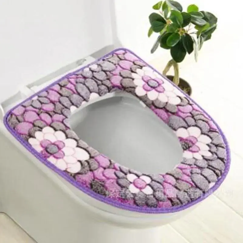 2025 NewReady Stocked 2pc Soft Toilet Seat Cushion, Closestool Mat, Washable Pad, Ring Warm CoverHot Sell