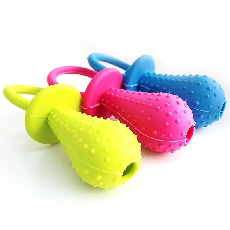 2025 New Ready Stocked Pet Mini Nipple Toys Pacifiers Teddy Dog Bite Training Molar Tooth Cleaning Toy Hot Sell
