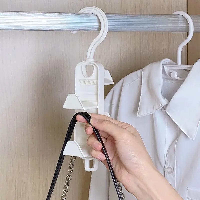 2025 New Bag Storage Tool Wardrobe Multifunctional Clothes Rack Traceless Hanging Hat Door Non Perforated Hook 1/3PCS