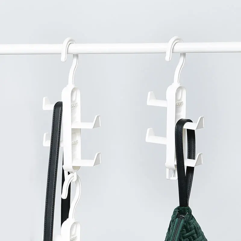 2025 New Bag Storage Tool Wardrobe Multifunctional Clothes Rack Traceless Hanging Hat Door Non Perforated Hook 1/3PCS