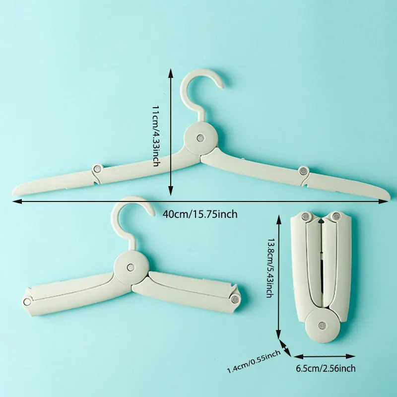 1pcs Travel Foldable Hangers, Portable And Business Drying Windproof Anti Slip Hangers