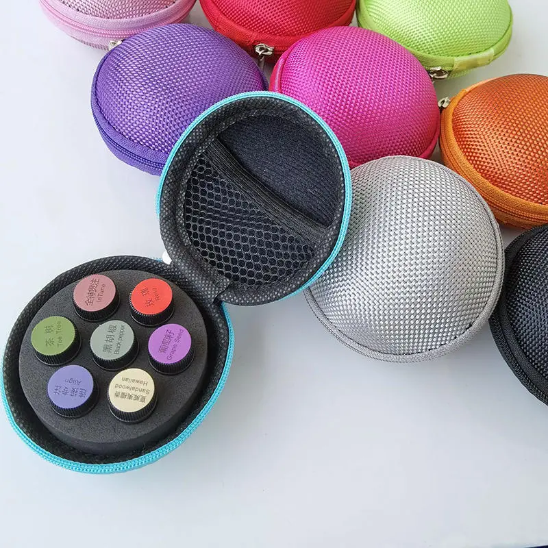 Portable Essential Oil Case 7 Bottles Perfume Bag Box Travel Organizer Carrying Holder Storage
