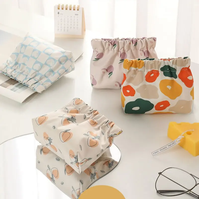 2025 NewUniversal 1pcs/2pcs Travel Waterproof Shrapnel type Storage Bag, Makeup Portable Lipstick, Mini Wallet