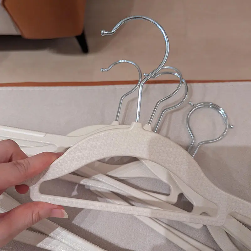 New10PCS Multifunctional Clothes Hanging Household Hangers Non-slip Dormitory Bedroom Special Storage No Trace