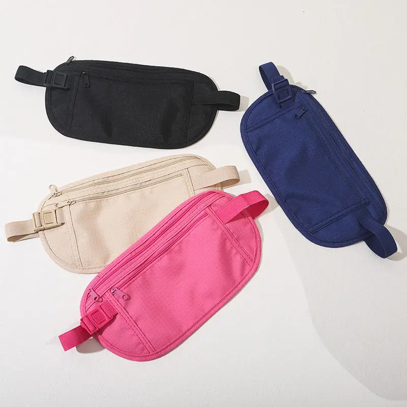 2025 NewTravel Money Belt - Slim Passport Holder RFID Blocking Travel Pouch To Protect Cash, Credit Cards And Documents