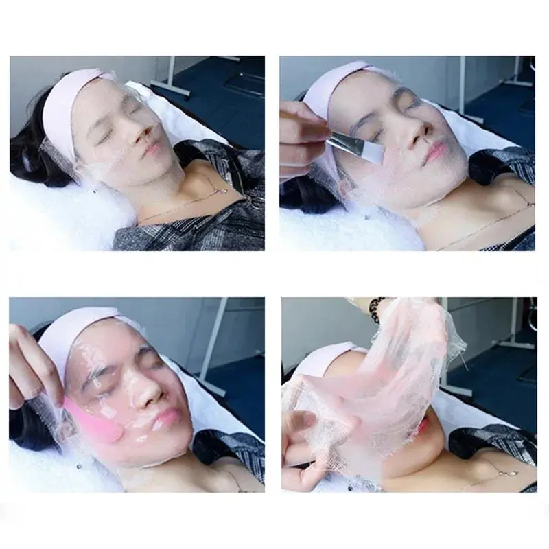 2025 NewPractical 100 Pcs Beauty Salon Apply Soft Mask Gauze Block Disposable Special Face Skin Management