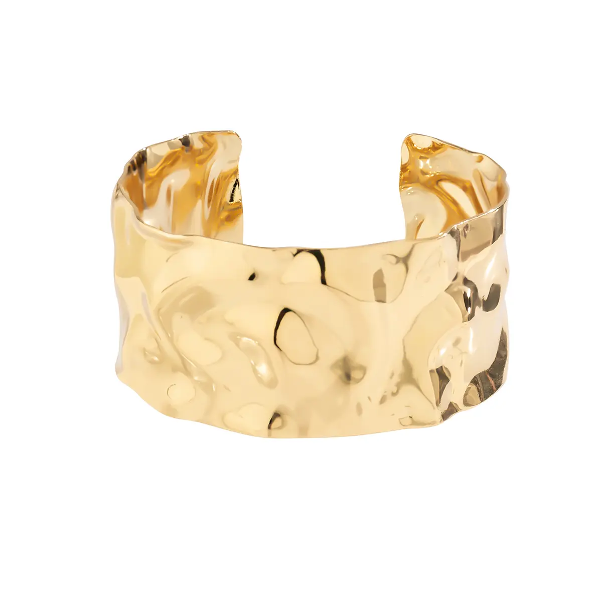 Punk Heavy Metal Big Chunky Wide Cuff Open Arm Bangles Women Ethnic Adjustable Wrist Hand Bracelet Grunge Jewelry Steampunk Men