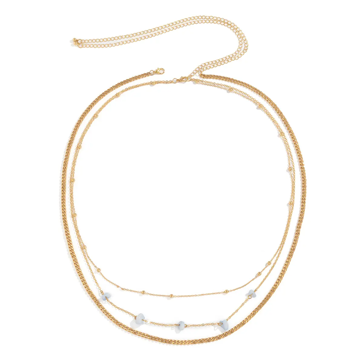 Multilayer Sexy Stone Waist Belly Chain for Women Summer Beach Bikini Boho Belt Body Jewelry Party Wed Bridal Accessories New
