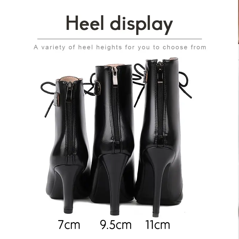 DKZSYIM Woman Latin Dance Shoes leather Party Tango Dance Booties for Women Salsa Dance Heels Ballroom Shoes Sexy Stilettos
