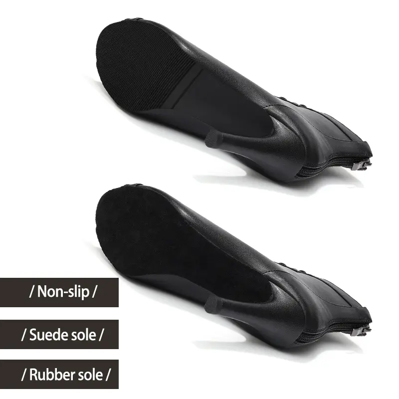 Sexy Stilettos Latin Dance Shoes Woman Party Dancing Shoes Boots Girls Women's Dancing shoes Peep Toe Tango Ballroom Boots