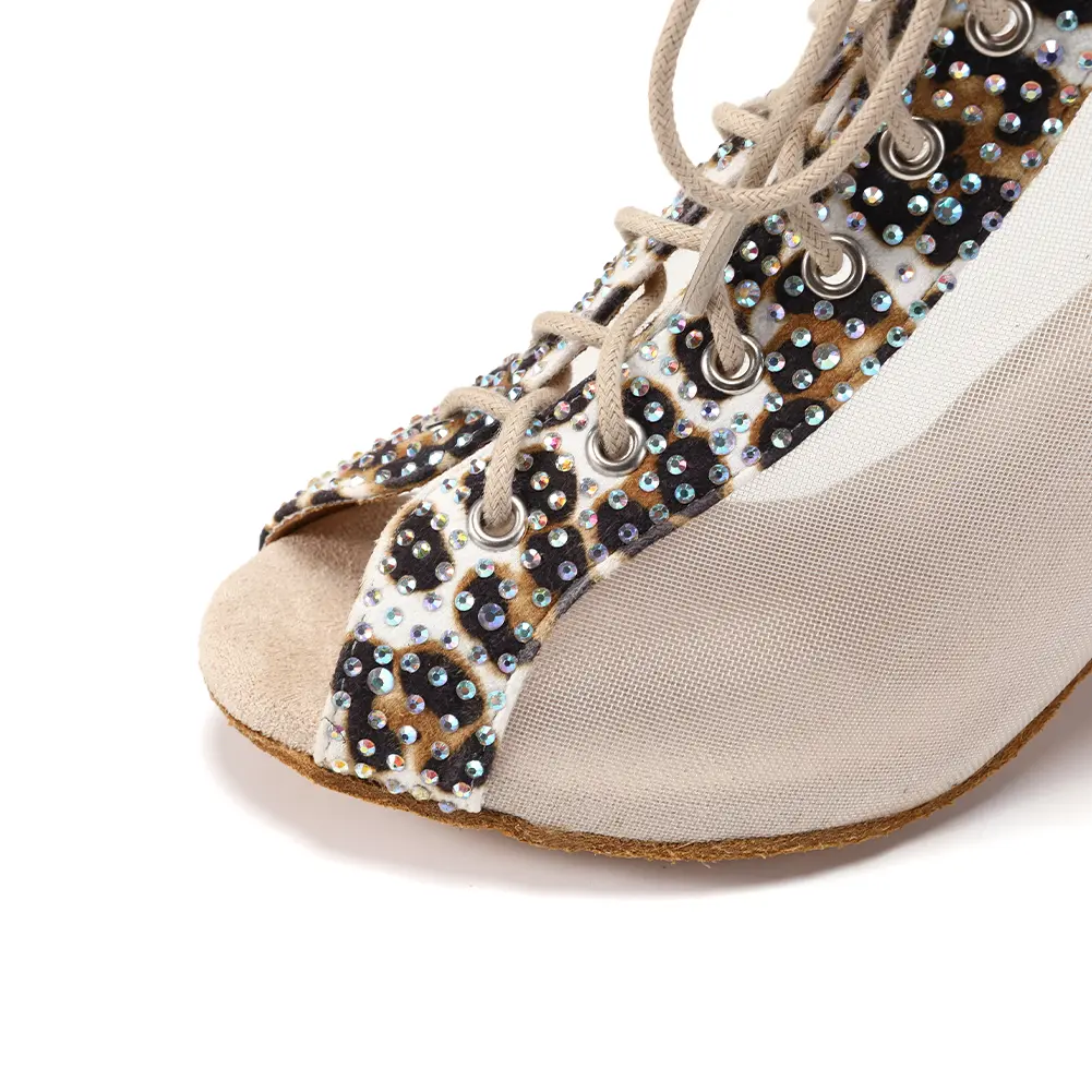 DKZSYIM Women High Heels Dance Shoes Latin Sexy stilettos Women's Party Boots Black Gilrs Salsa Dancing Shoes Ballroom 2023