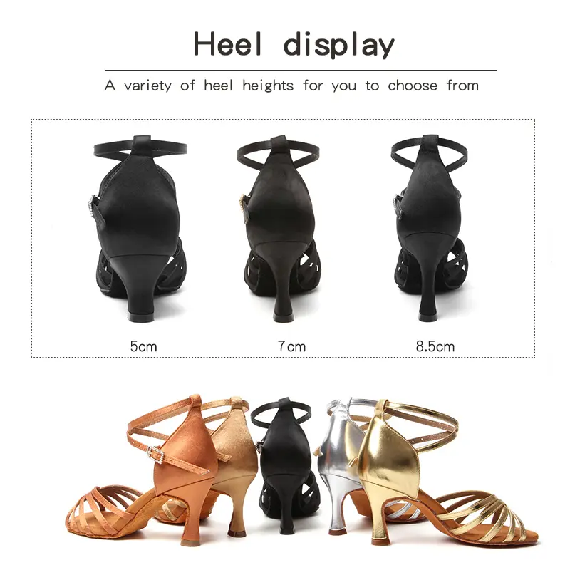 DKZSYIM Women Latin Dance Shoes Ballroom Tango Dancing Shoes Suede Soles Cuban Heels Party Dance Shoes Hot Selling Wholesale