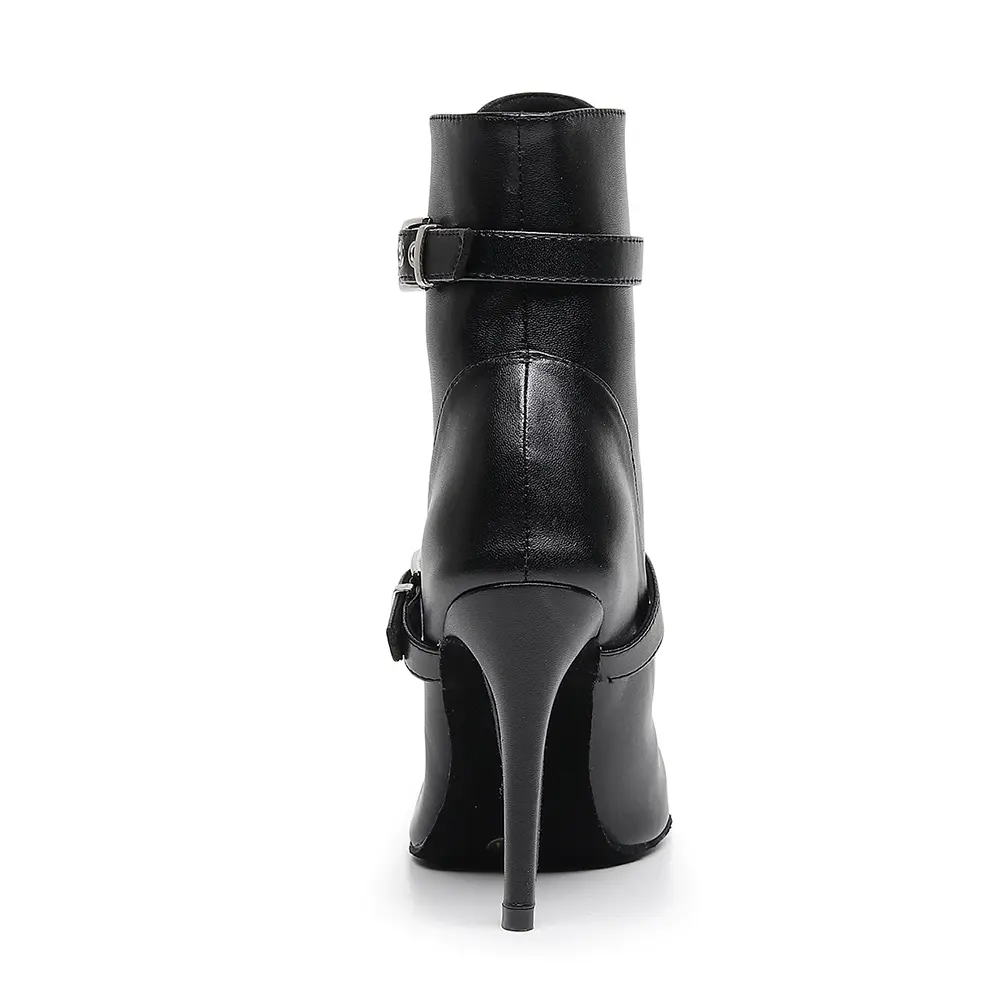 Woman Sexy Dance Boots Black Leather high-quality Dance Shoes Girls Dance Hall Boots Women Dancing Shoes Spring/Autumn/Winter
