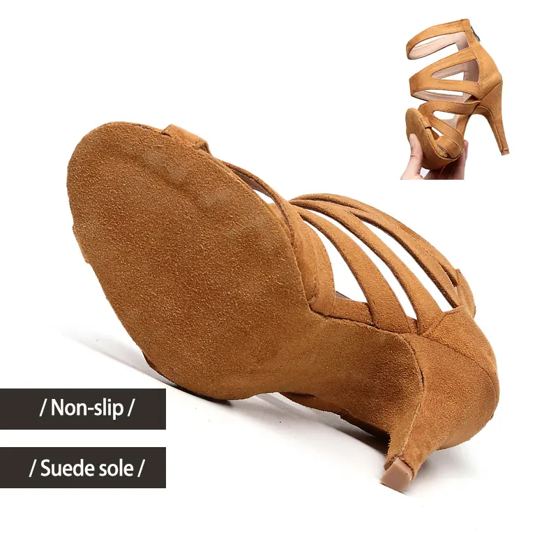DKZSYIM Sexy Stilettos Woman Dance Shoes Peep-toe Dance Boots Boots Girls Perform Party Ballroom Boots Women's Dancing Shoes
