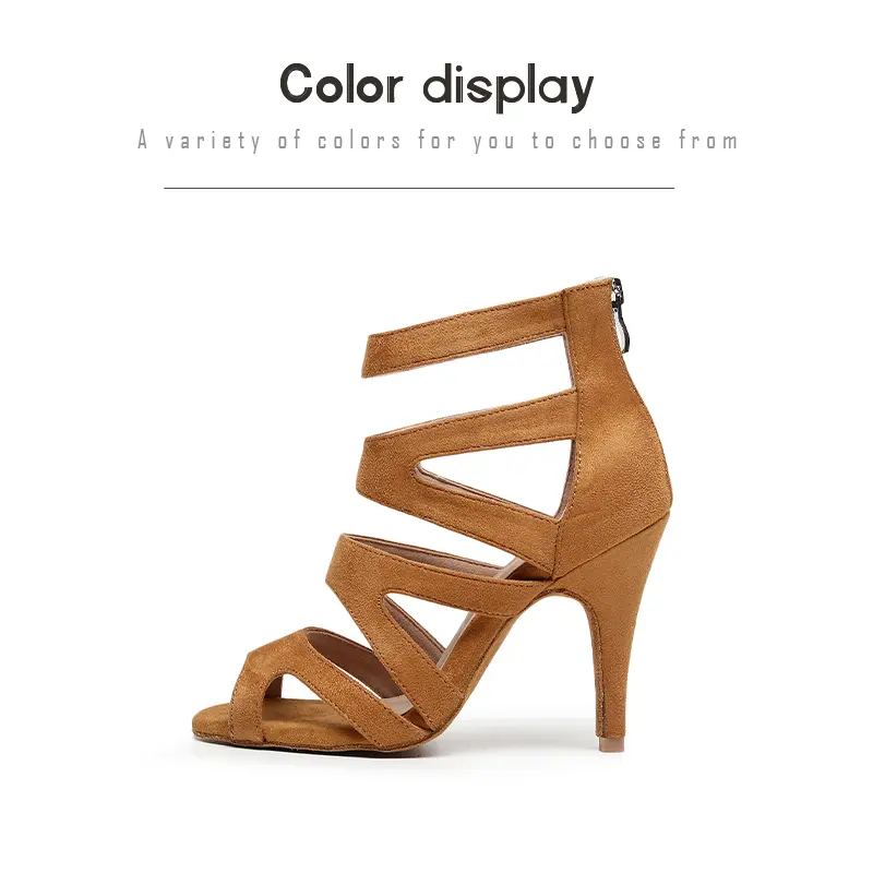 DKZSYIM Sexy Stilettos Woman Dance Shoes Peep-toe Dance Boots Boots Girls Perform Party Ballroom Boots Women's Dancing Shoes
