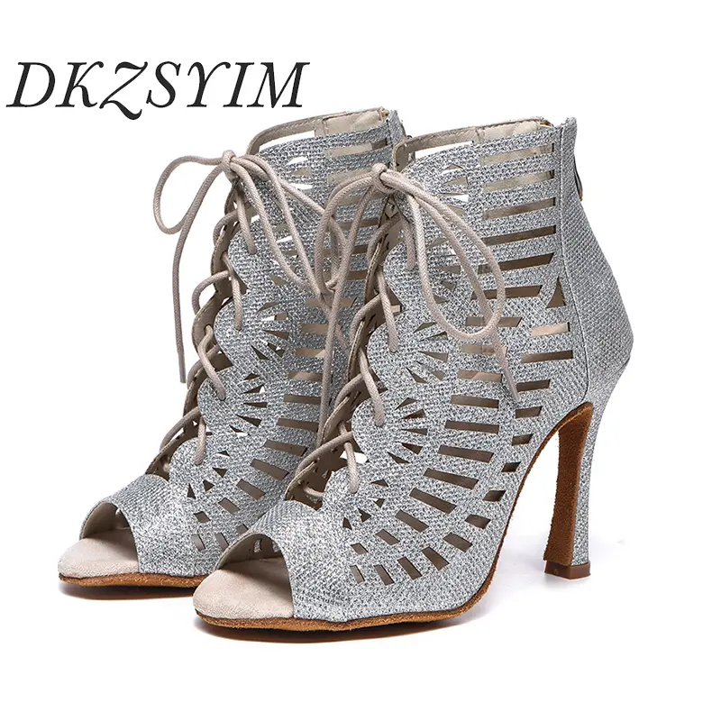 Women's Fashion Party Dance Shoes Latin Tango Dance Shoes Women Dance Boots For Ladies Ballroom Salsa Boots Gilrs