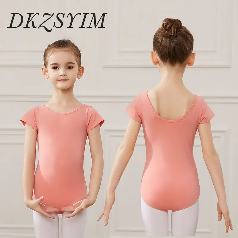 Girls Ballet Dance Leotards Cotton gymnastics Students Children Kids TuTu Dance Leotards Ballet Skating clothes Dance costumes